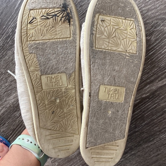 Beige heather flat sneaker shoes - Picture 8 of 17